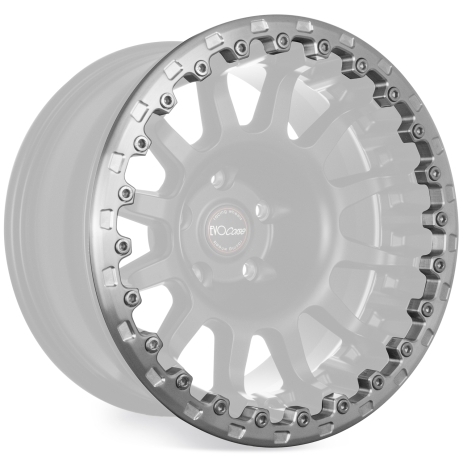Ring Beadlock aluminium vernie pour jante Evo Corse Atlas BL 17"