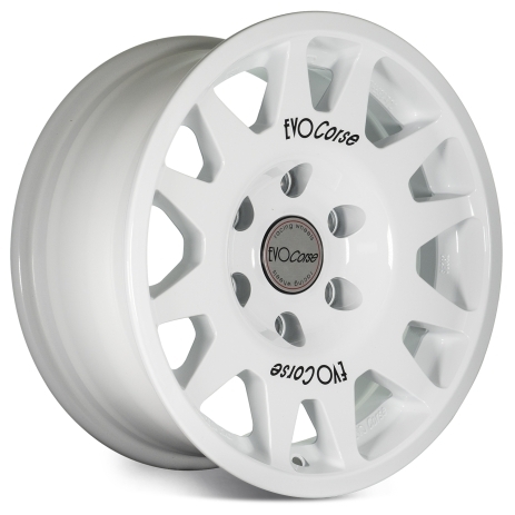 Jante Aluminium Renforcée Evo Corse Dakar Zero 8x16 ET 15 Blanc pour Mitsubishi Pajero III (2000-2007)