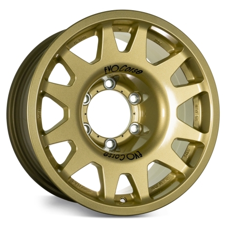 Jante Aluminium Renforcée Evo Corse Dakar Zero 8x16 ET 15 Or pour Mitsubishi Pajero III (2000-2007)