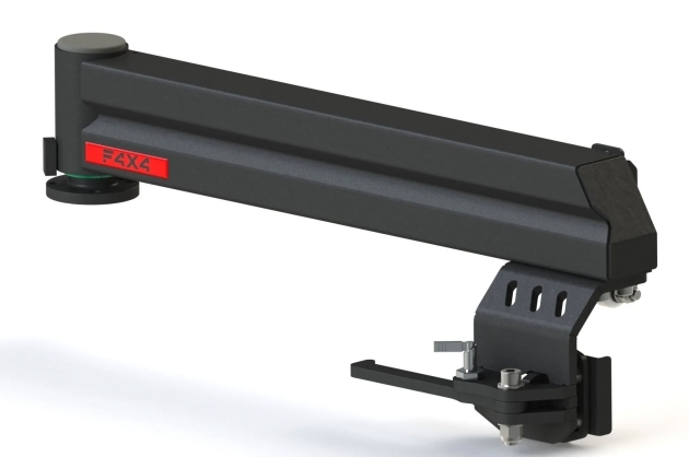 Bras pivotant pour pare-choc F4x4 de Toyota Land Cruiser 79DC/SC pour porte-roue ou porte-jerrican (Côté Gauche)