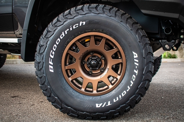 JANTE ALUMINIUM RENFORCE RAID EVO CORSE DAKAR ZERO 8x16" ET -20 BRONZE MAT POUR TOYOTA HZJ/FZJ/GRJ/VDJ71/76/78/79/105