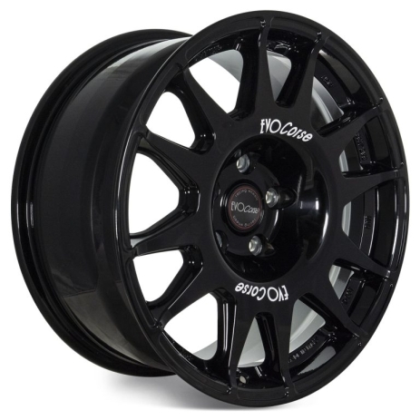 Jante aluminium renforcée Raid Evo Corse Dakar Zero 8.5x18" et 43 noir brillant pour Porsche Cayenne (2002-2010) Volkswagen Touareg 3.0 (2002-2010)