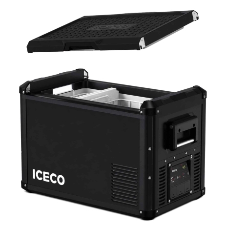 Réfrigérateur-congélateur ICECO VL Pro 45 L double compartiments noir