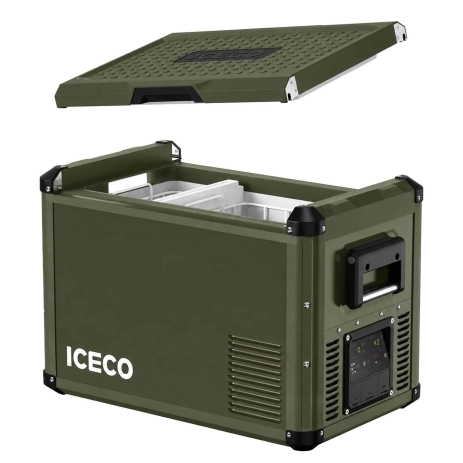 Réfrigérateur-congélateur ICECO VL Pro 45 L double compartiments vert olive