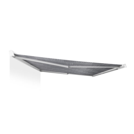 Store extérieur mural dometic perfectwall pw 1100 3 m – gris horizon / boîtier blanc