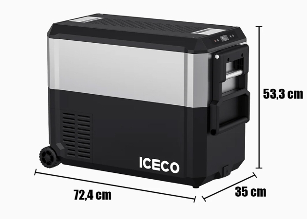 Réfrigérateur-congélateur ICECO JP50 Pro 50L simple compartiment noir