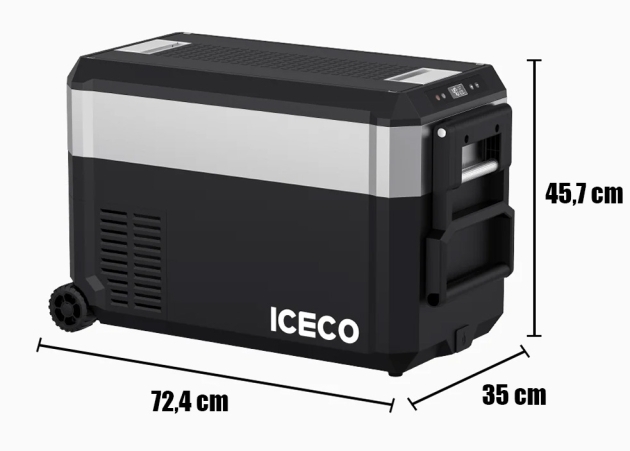 Réfrigérateur-congélateur ICECO JP40 Pro 40L simple compartiment noir