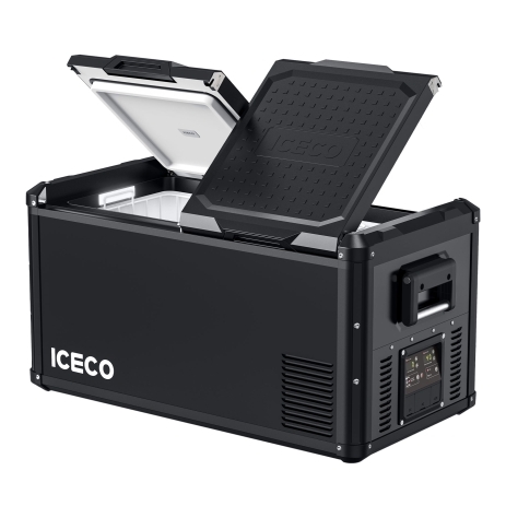 Réfrigérateur-congélateur ICECO VL Pro 75L double compartiments noir