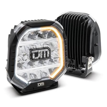Phares longue portée TJM 7" - paire