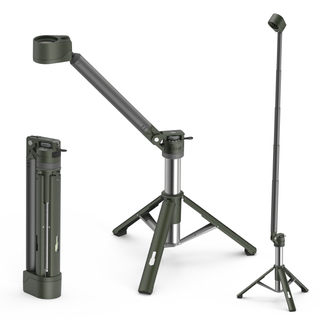 Lampe télescopique d'extérieur LED OuTask TD-2 vert