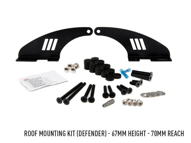 Kit de montage sur toit Lazer pour Land Rover Defender - Pour Barre LED RRR-28 / Linear 48
