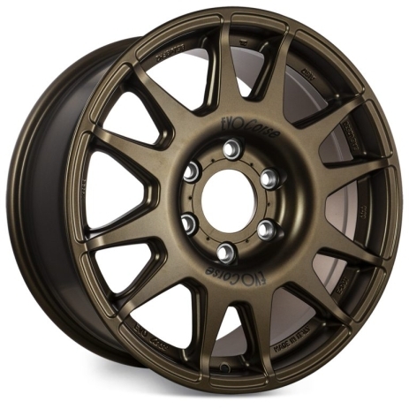 jante aluminium renforcée raid Evo Corse DakarZero 7x15 ET0 bronze mat pour Toyota série 40, HJ60/61 et LJ70/73