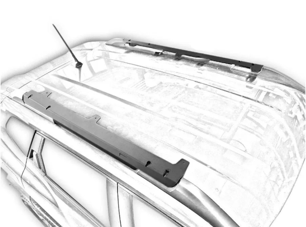 kit de fixation pour galerie Rhino-Rack Pioneer 6 sur Dacia Duster III avec barres de toit modulables
