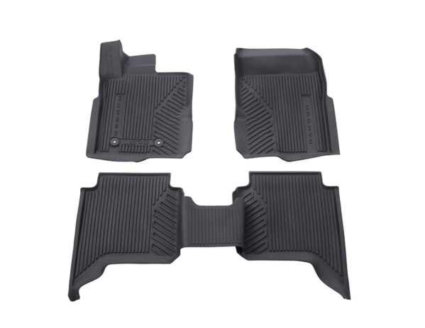 Jeu de tapis en caoutchouc avant et arrière pour Ford Ranger double cabine et Ranger Raptor 2022+