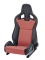 SIEGE RECARO SPORTSTER CS DINAMICA ROUGE / SIMILI CUIR NOIR