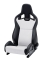 SIEGE RECARO SPORTSTER CS AVEC PACK CLIMAT ET AIRBAG DINAMICA ARGENT / SIMILI CUIR NOIR