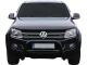 PROTECTION AVANT TUBULAIRE 76MM INOX NOIR HOMOLOGUEE CE POUR VOLKSWAGEN AMAROK