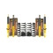 KIT DE SUSPENSION OME SPORT REHAUSSE +40/50MM TARAGE MEDIUM POUR TOYOTA PHARES RONDS LJ70/73 
