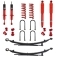 KIT DE SUSPENSION PEDDERS REHAUSSE +30/40MM TARAGE CONFORT POUR FORD RANGER DE 2012 A 2018