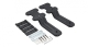 SUPPORT DE FIXATION POUR BARRE LED SUR GALERIE DE TOIT PIONEER RHINO RACK SERIE 3 4 ET 5