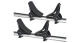 KIT DE SUPPORT FIXATION RHINO RACK POUR CANOE KAYAK - CHARGEMENT LATERAL