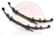 KIT LAMES (AVEC SILENT BLOCS ET BRIDES) ARRIERE TERRAIN TAMER - REHAUSSE +50MM TARAGE +500KG/+700KG - POUR TOYOTA LANDCRUISER 78/79