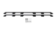 REBORDS LATERAUX NOIR POUR GALERIE DE TOIT RHINO RACK PIONEER NG 1828 MM (REF 52108)