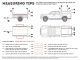 KIT DE GALERIE SLIMLINE II POUR UNE REMORQUE OU UN HARD TOP DE PICK-UP AVEC RAILS D'ORIGINE/ HAUT / 1255MM (L) X 1358MM (L) - DE FRONT RUNNER