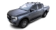 KIT 2 BARRES DE TOIT SPORTZ NOIRES 1260 MM ET PIEDS RHINO RACK POUR FORD RANGER ET VOLKSWAGEN AMAROK A PARTIR DE 2023 AVEC BARRES LONGITUDINALES