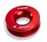 POULIE DE RENVOI CORDE SYNTHETIQUE 98MM (DONUT) ROUGE 20.4 TONNES