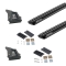 KIT 4 BARRES DE TOIT SPORTZ NOIRES 1800 MM POUR FIAT DUCATO, CITROEN JUMPER ET PEUGEO BOXER (AVEC PIEDS RLTFMS)