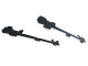 FOOT RAILS POUR LE CHEVROLET SILVERADO/GMC SIERRA 1500 CREW CAB (2014-2018)