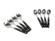 SET D'USTENSILES DE CUISINE POUR LE CAMPING avec planche à découper en bambou