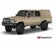 HARDTOP RSI EVO COMMERCIAL BEIGE SABLE POUR TOYOTA LAND CRUISER 79 DOUBLE CABINE