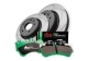 KIT COMBO DBA : DISQUES AVANT STREET SERIES T2 338MM + JEU PLAQUETTES DE FREIN AVANT STREET PERFORMANCE POUR TOYOTA HILUX GR