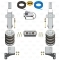 Kit renfort de suspension pneumatiques 3 étages Mad avec compresseur et manomètres pour Mercedes Sprinter/Hymer 907 4X4 sans réhause
