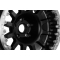 Jante aluminium renforcée EVO CORSE ATLAS BL (sans ring) noir mat 8x17 ET-40 pour Jeep Wrangler III (JK) (2007-2018) et Jeep Wrangler IV (JL) (2018+)