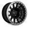 Jante aluminium renforcée EVO CORSE ATLAS BL (sans ring) noir mat 8x17 ET-7 pour Toyota Tacoma