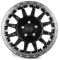 Jante aluminium renforcée EVO CORSE ATLAS BL (sans ring) noir mat 8x17 ET-7 pour Toyota Tacoma