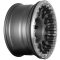 Jante aluminium renforcée EVO CORSE ATLAS BL (sans ring) anthracite 8x17 ET18 pour Jeep Grand Cherokee II (WJ/WG)