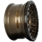Jante aluminium renforcée EVO CORSE ATLAS BL (sans ring) bronze brillant 8x17 ET-30 pour Toyota HDJ80