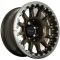 Jante aluminium renforcée EVO CORSE ATLAS BL (sans ring) bronze brillant 8x17 ET-30 pour Toyota HDJ80