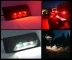 Phare de travail  Led Vision X 9M éclairage bi-couleur  Blanc/Rouge