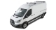 Kit 2 barres de Toit Rhino-Rack HD 1800 mm pour Ford Transit (2014+)