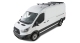 Kit 4 barres de Toit Rhino-Rack HD 1800 mm pour Ford Transit (2014+)