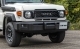 PARE CHOC AVANT ET TREUIL D'ORIGINE POUR TOYOTA LANDCRUISER SERIE 78/79/76/71 A PARTIR DE 2023 (AVEC ELARGISSEUR D'AILE)