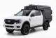 Kit plateau australien Alublack avec coffres de rangement compatible ModCAP pour Ford Ranger 2023+ double cabine