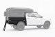 Kit plateau australien Alublack avec coffres de rangement compatible ModCAP pour Isuzu D-Max 2023+ double cabine