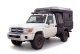 Kit plateau australien Alublack avec coffres de rangement compatible ModCAP pour Toyota Land Cruiser 79 simple cabine