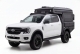 Kit plateau australien Alublack avec coffres de rangement compatible ModCAP pour Ford Ranger 2023+ double cabine